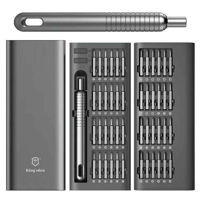 KING'SDUN KS-840117 51-in-1 Handheld Screwdriver Set with Bits Portable Metal Precision Screwdriver - 2