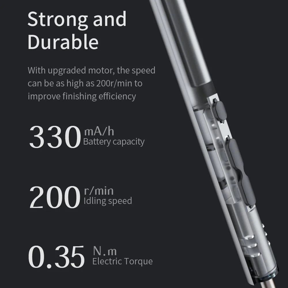 KING'SDUN 62-in-1 Handheld Screwdriver Set with 48 Bits Portable Metal Precision Screwdriver with LED Light - 6