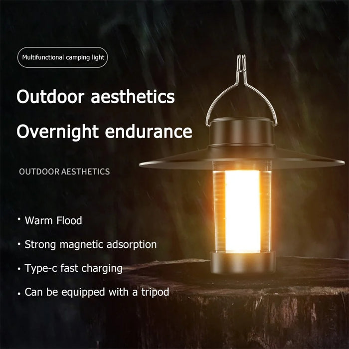 YYD-01 Portable Outdoor Camping Lantern Lamp Hanging Tent Light Rechargeable Emergency LED Light - 3