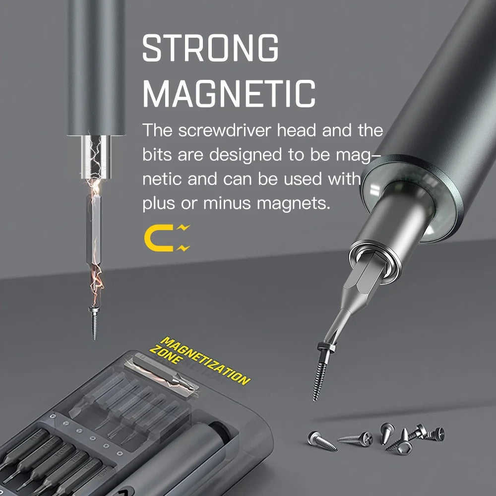 KING'SDUN KS-882038 62-in-1 Precision Repair Electric Screwdriver Set with 48 Bits Portable Handheld Screwdriver - 5