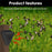 N911Q Solar Powered Outdoor Bird Repeller Multiple Sound Playback Birds Alarm Device - 3