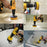 3Pcs / Set 2inch+3.5inch+4inch Power Drill Scrub Clean Brush Kit Electric Drill Replacement Brush Heads - Yellow - 2
