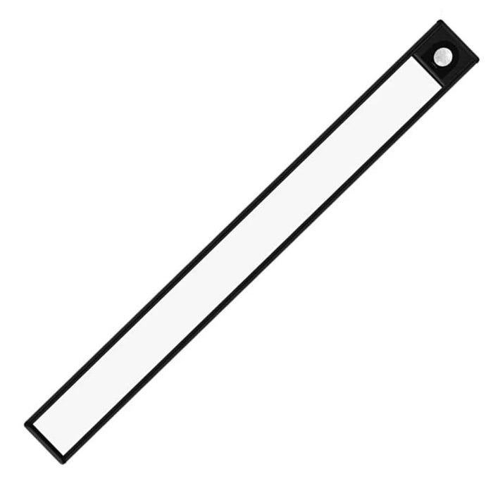 MZ-L1005 40CM Magnetic Cabinet Strip Light Self-Adhesive Closet Lamp Wardrobe Lighting Smart LED Motion Sensor Night Light - Black - 1