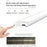 MZ-L1005 60CM Smart LED Motion Sensor Cabinet Strip Light Self-Adhesive Closet Lamp Wardrobe Lighting Night Light - Black - 6