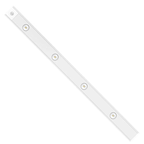MZ-1602 60CM Self-Adhesive Closet Lamp Cabinet Strip Light Wardrobe Lighting Smart LED Human Body Sensing Night Light - Silver - 1