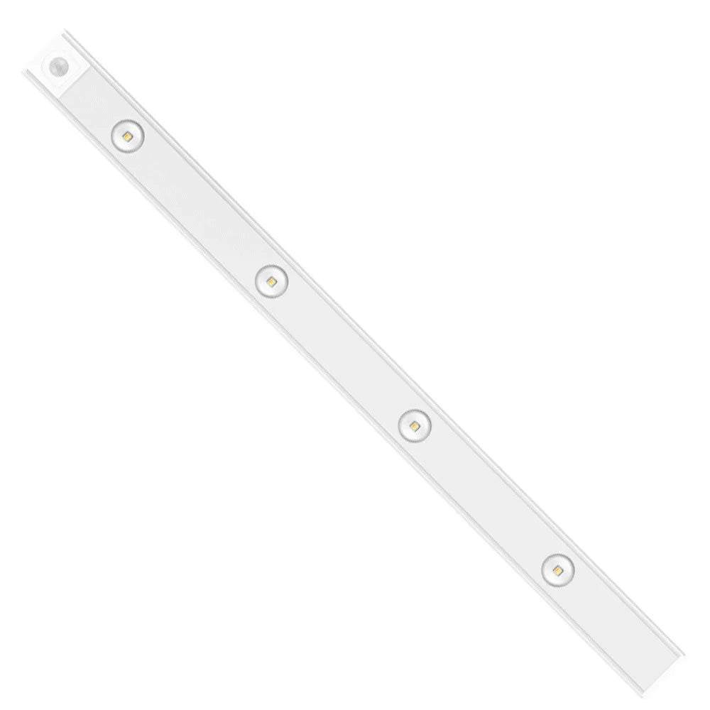 MZ-1602 60CM Self-Adhesive Closet Lamp Cabinet Strip Light Wardrobe Lighting Smart LED Human Body Sensing Night Light - Silver - 1
