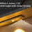 MZ-1602 30CM Smart LED Human Motion Sensing Night Light Self-Adhesive Closet Lamp Cabinet Strip Light for Wardrobe - Black - 4