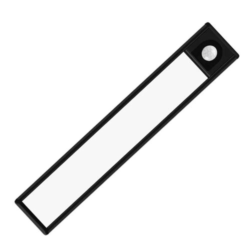 MZ-L1005 30cm Intelligent Human Sensing Ultra Thin LED Light Magnetic Suction Wardrobe Light Strip - Black - 1