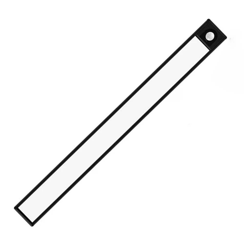 MZ-L1005 80cm Magnetic Suction Wardrobe Light Strip Intelligent Human Sensing Ultra Thin LED Light - Black - 1