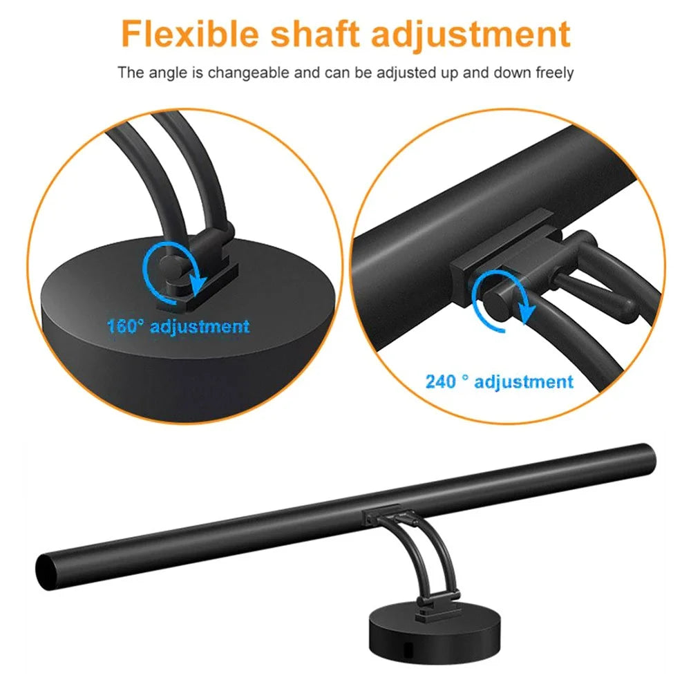 Style-A 25cm Dimmable LED Light Bar 3 Color Temperature Touch Control USB Powered Wall Light - 5