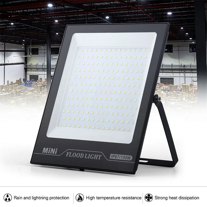 Style-C 150W Flood Light 6000-6500K IP67 Waterproof Outdoor LED Floodlight - 2