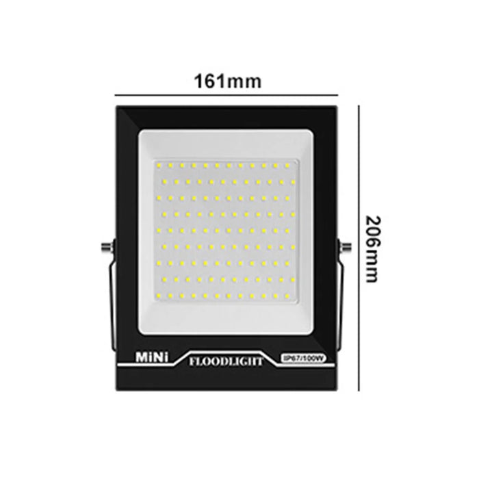 Style-C 100W LED Flood Light IP67 Waterproof 6000-6500K Outside Working Light - 7