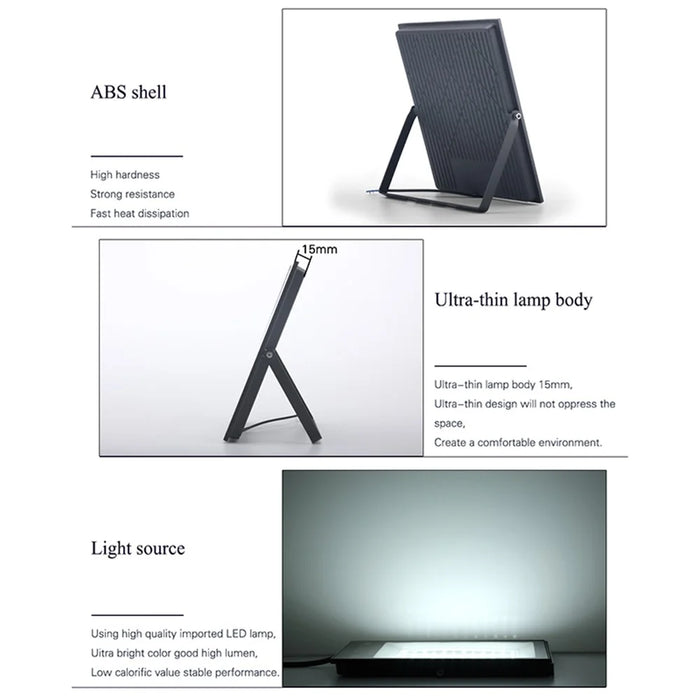 Style-C 200W LED Flood Light IP67 Waterproof Outdoor Floodlight for Yard Garden Playground - 6