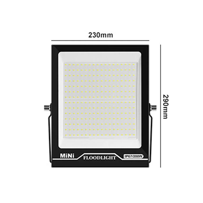 Style-C 200W LED Flood Light IP67 Waterproof Outdoor Floodlight for Yard Garden Playground - 7