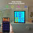 ID32 Pixel Screen Display IDM Art Cyberpunk Style Cartoon Screen Fun Time Manager Desktop Dynamic Alarm Clock - 2