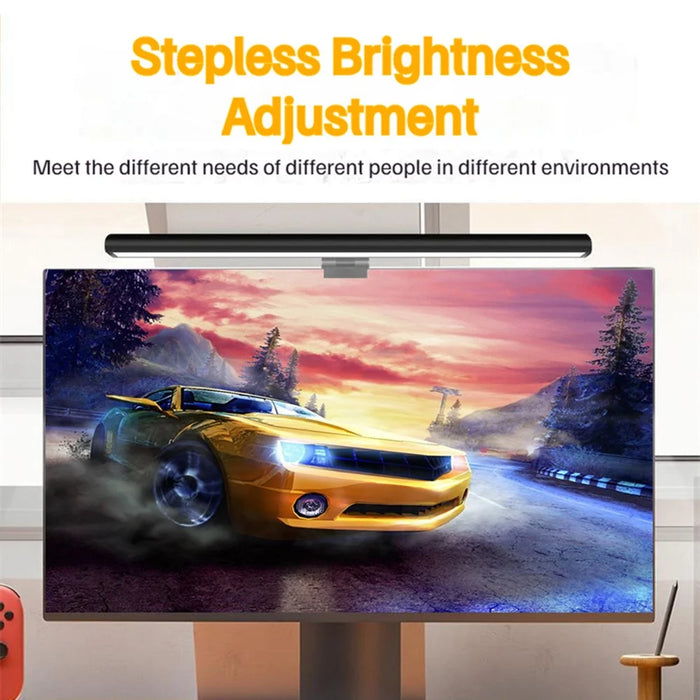 Laptop Monitor Lamp Three Color Temperature Dimmable Eye Protection USB Powered LED Light - 4