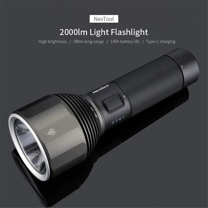 XIAOMIYOUPIN NEXTOOL Outdoor Flashlight Portable High Brightness Handheld Night Light with 5 Lighting Modes (Chinese Version) - 2