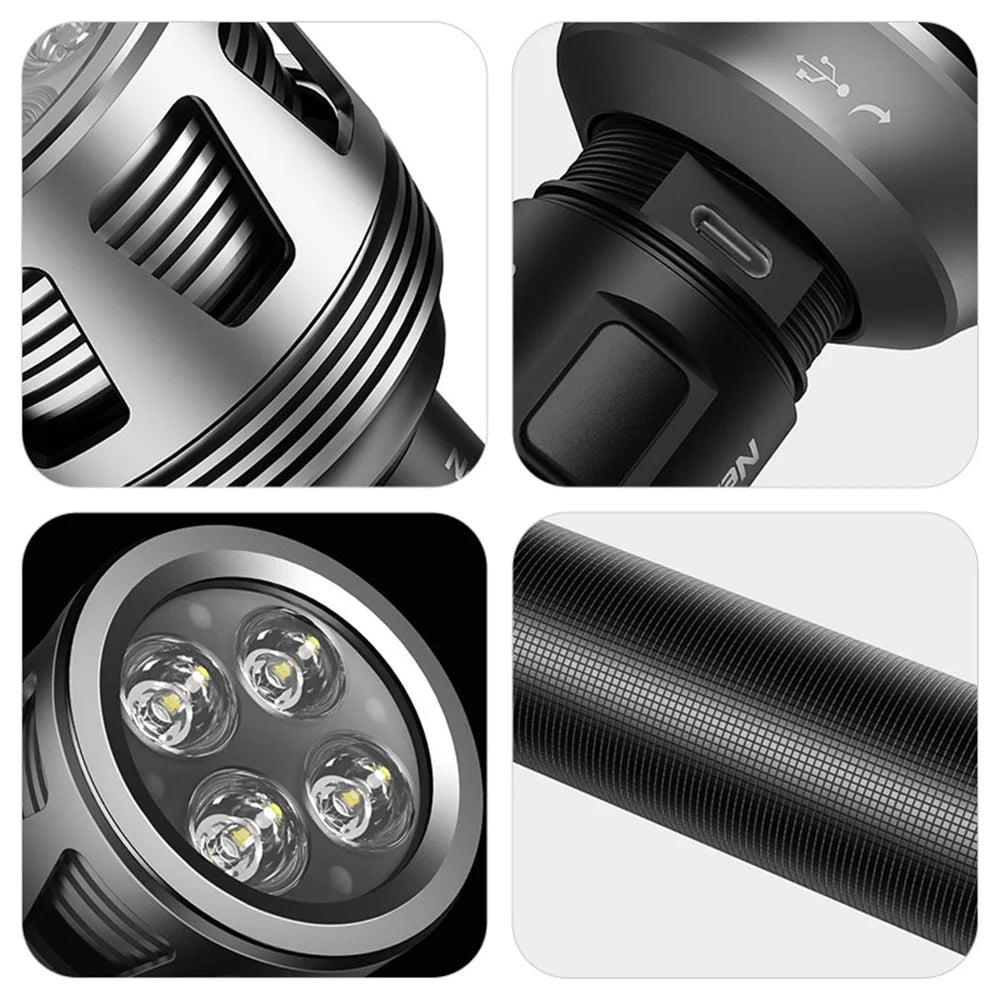XIAOMIYOUPIN NEXTOOL Strong Lighting Flashlight Portable 5 Lighting Modes Handheld Night Light for Outdoor Camping, Hiking - 6