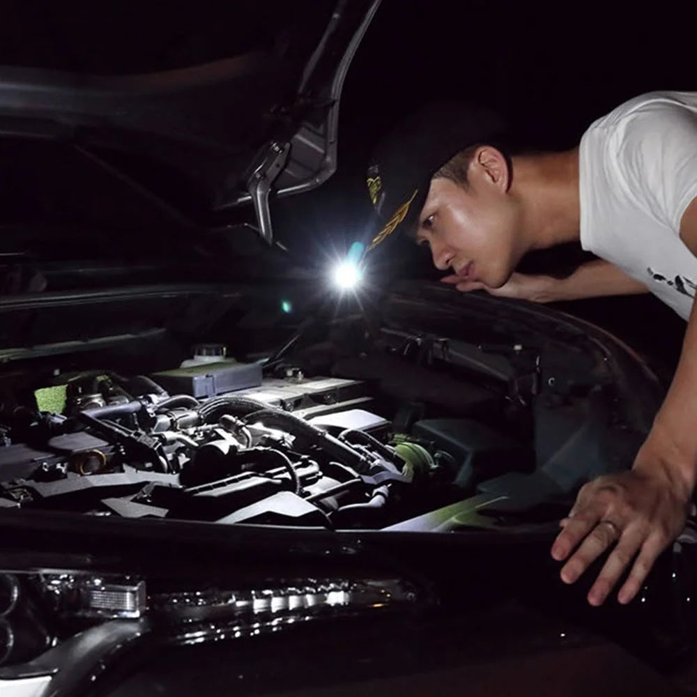 XIAOMIYOUPIN NEXTOOL Rechargeable Head Lamp COB Camping Headlamp Flashlight with 5 Light Modes 170 Lumens (Chinese Version) - Black - 6