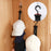 8-Clips Closet Hanging Cap Keeper Cloth+Metal Hat Holder Storage Rack Organizer - 6