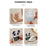 Panda Design Wall Mounted Adhesive Soap Holder Draining Soap Dish Rack - Green - 7