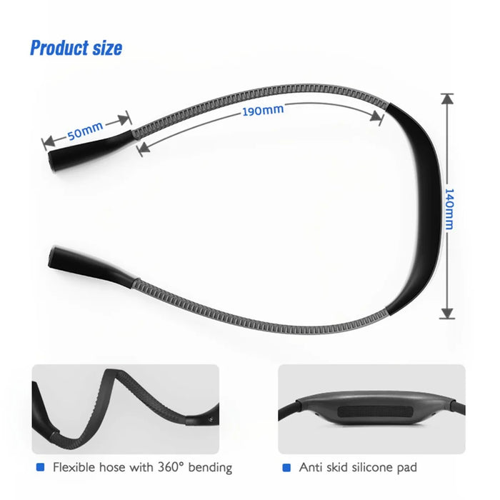 ST-8038 Flexible Hose Neck Hanging Lamp Students Eye Protection LED Reading Light - Black - 7