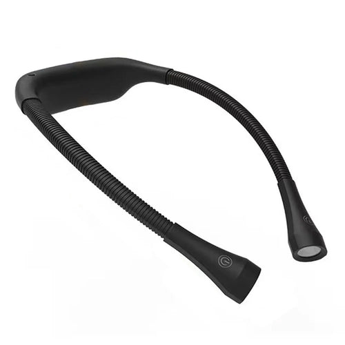 ST-8033 Dimmable LED Neck Reading Light Hands-free Neck Hanging Book Lamp - Black - 1