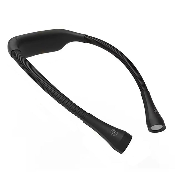 ST-8033 Dimmable LED Neck Reading Light Hands-free Neck Hanging Book Lamp - Black - 1