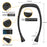 ST-8033 Dimmable LED Neck Reading Light Hands-free Neck Hanging Book Lamp - Black - 7