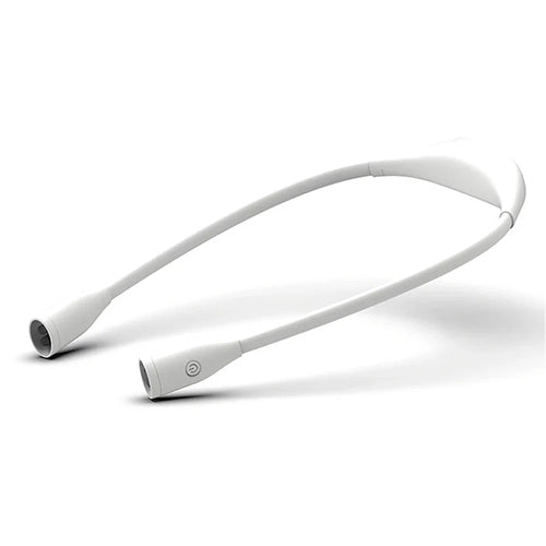 ST-8025 Soft Neckband Neck Hanging LED Reading Light Rechargeable Stepless Dimming Lamp - White - 1