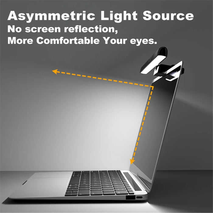 TB-30SH 18cm Computer Screen Light Eye Care Laptop USB Lamp Stepless Dimmable Hanging Light - Black - 5