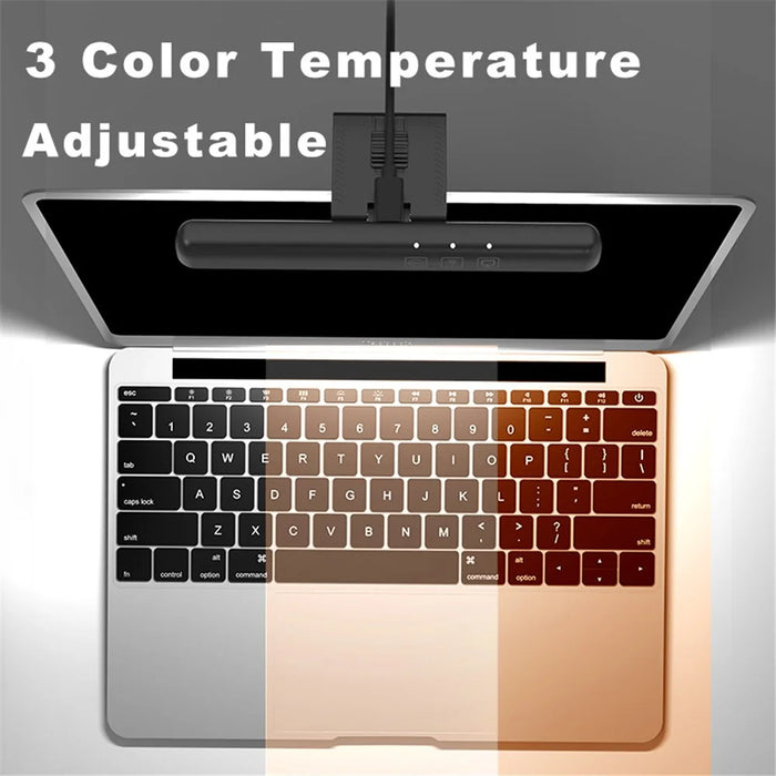 TB-30SH 18cm Computer Screen Light Eye Care Laptop USB Lamp Stepless Dimmable Hanging Light - Black - 7