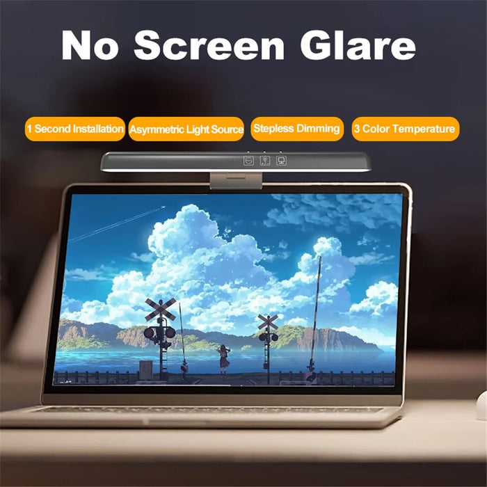 TB-30SI 25.2cm Computer Screen Stepless Dimmable Hanging Light Eye Care Laptop USB Lamp - 4