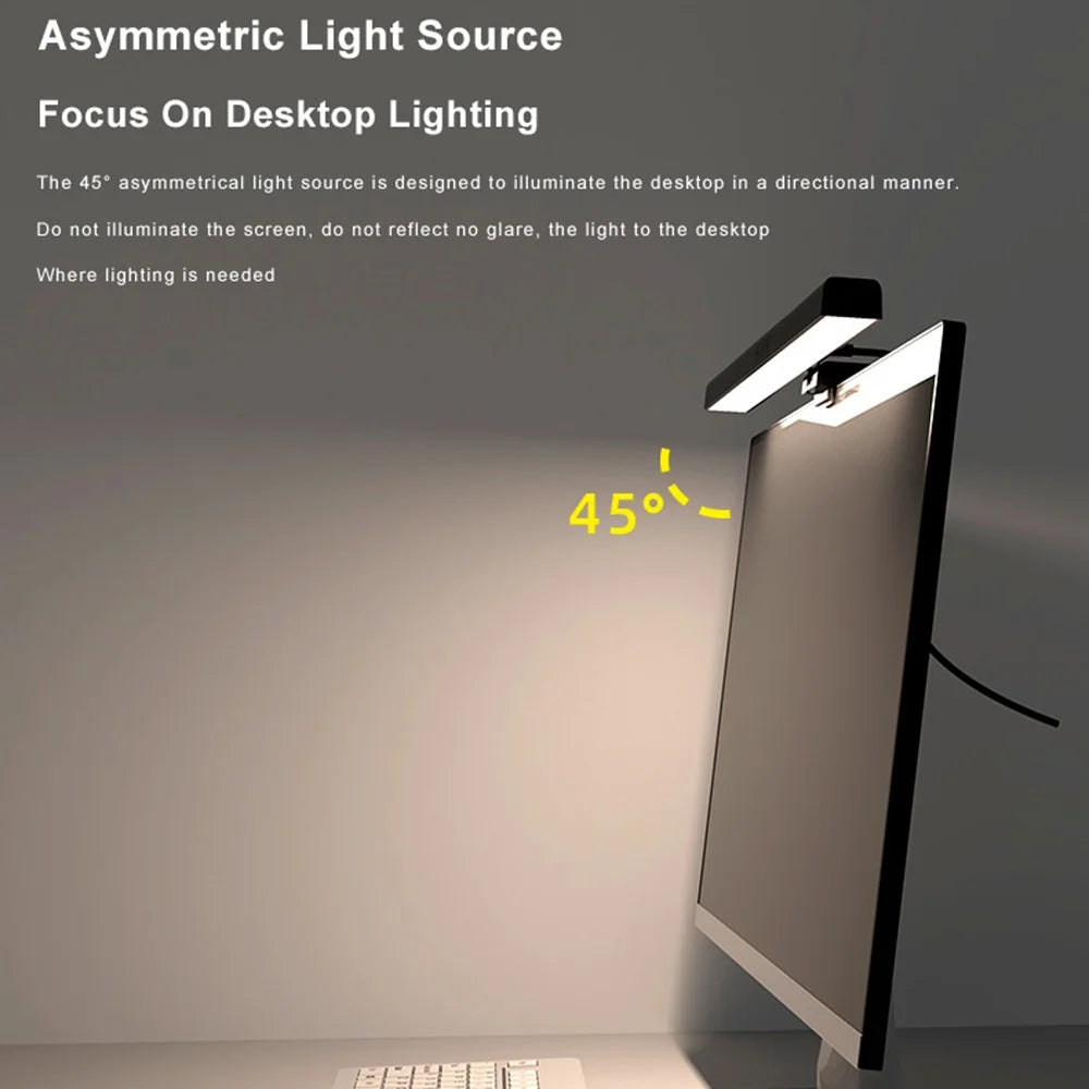 TB-301SG Monitor Light RGB Backlight Home Desk Lamp 3 Color Temperature Computer Screen LED Light Bar (Length: 398mm) - 7
