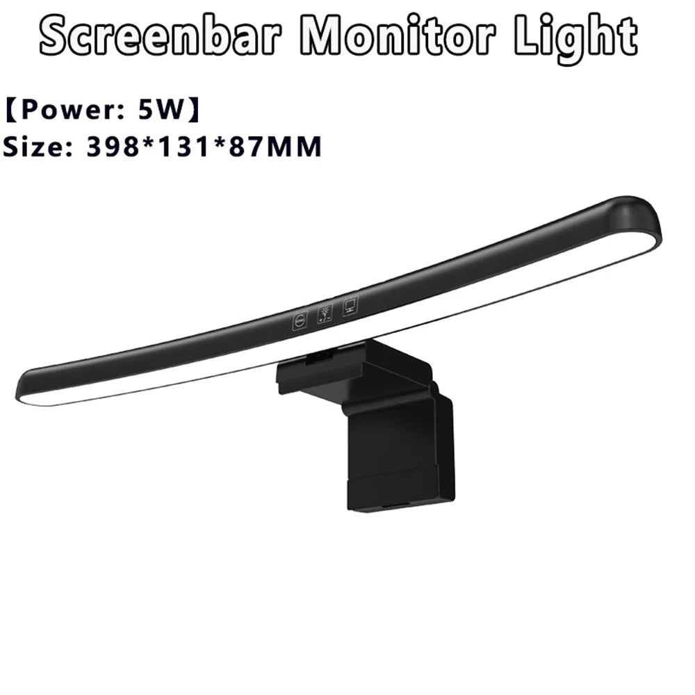TB-301SF 398mm Hanging Light Bar Touch Control Lamp with 3 Color Temperature Modes for Curved Monitor - 7