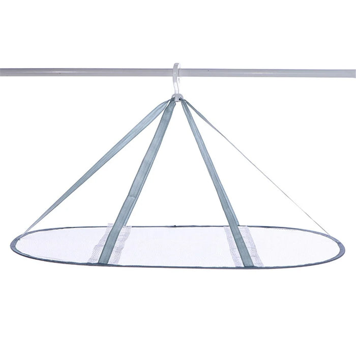 61x76CM Super Large Polyester + Stainless Steel Hanging Mesh Dryer Single-Layer Drying Rack Drying Net Pouch - 1