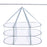61x76CM Polyester + Stainless Steel 3-Layer Hanging Mesh Dryer Drying Rack Large Drying Net for Underwear - 1