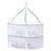 50x70CM Polyester + Steel Wire Drying Rack 2 Layers Hanging Net Food Dry Net Sweater Drying Rack - 1