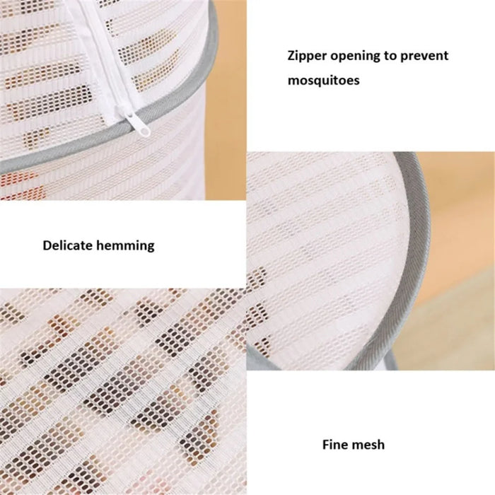 40x60CM Foldable Single-Layer Hanging Mesh Dryer Sweater Drying Rack Drying Net for Underwear, Toy, Herb - 6