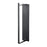 Wall-Mounted Metal Storage Shelf for Cloth Hanger Towel Adhesive Storage Rack - Black - 1