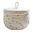 Lid Design Cotton Rope Basket Storage Box Home Decoration Bin for Snacks, Candy, Cookies - White - 1