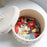 Lid Design Cotton Rope Basket Storage Box Home Decoration Bin for Snacks, Candy, Cookies - White - 2