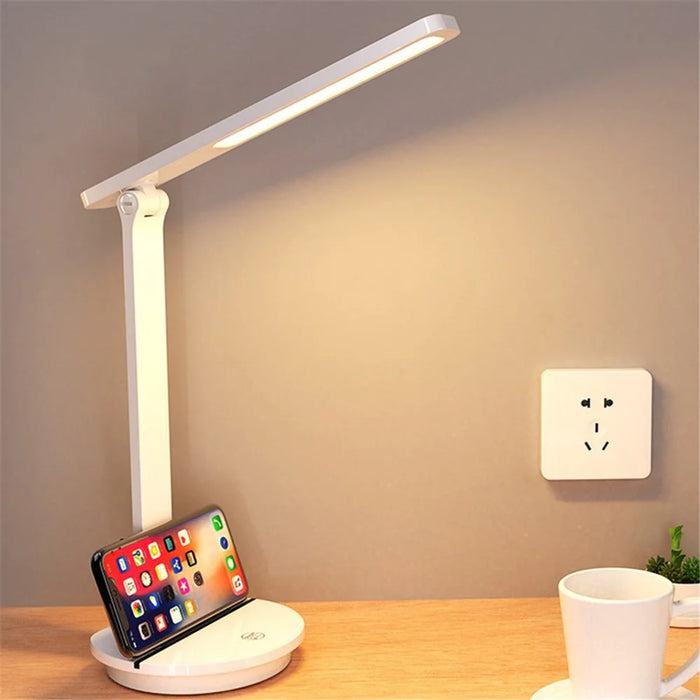TD-620-LI Children Eye Protection Lamp with Phone Holder, Battery Powered Folding Night Light - 5
