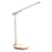 TB-88SWK Dimmable Touch LED Desk Lamp with Wireless Phone Charger, USB Powered Study Light - White - 1