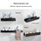 5304 30cm Bathroom Kitchen Storage Shelf Aluminum Wall Mounted Storage Rack - Black - 7