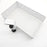 No Drill Hanging Desk Storage Organizer Hidden Under Desktop Basket (Rotation Style) - White - 7