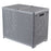 Size XL Partition Compartment Laundry Basket Foldable PP Clothes Hamper Box with Lid - Grey - 1