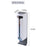ZY-CF051 Punch-free Garbage Bag PP Storage Box Kitchen Wall-mounted Fresh-keeping Bag Holder - 6