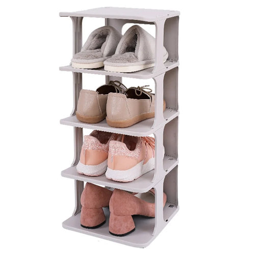 ZY-GA070 6PCS Home Entrance Passage Shoe Organizer PP Shoe Storage Box (7 Layers) - 1
