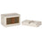 ZY-HE021 32L PP+HIPS Clear Door Folding Storage Box Home Toy Clothes Organizer - 1